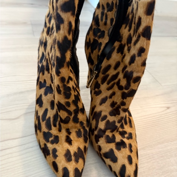 Sam Edelman Shoes - Sam Edelman Leopard Print Ankle Booties (Real Fur)